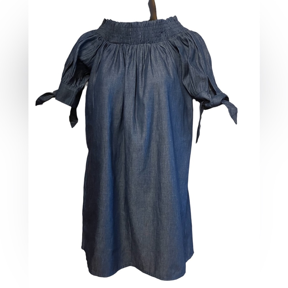 Lac Bleu denim top
